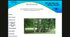 Desktop Screenshot of doublesprings.utilitydistrict.com
